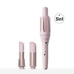 TSUYAGLA 3 in 1 Automatic Curling Iron, Hair Curlers with 3 Curling Barrels (1" - 1.25" - 1.5")