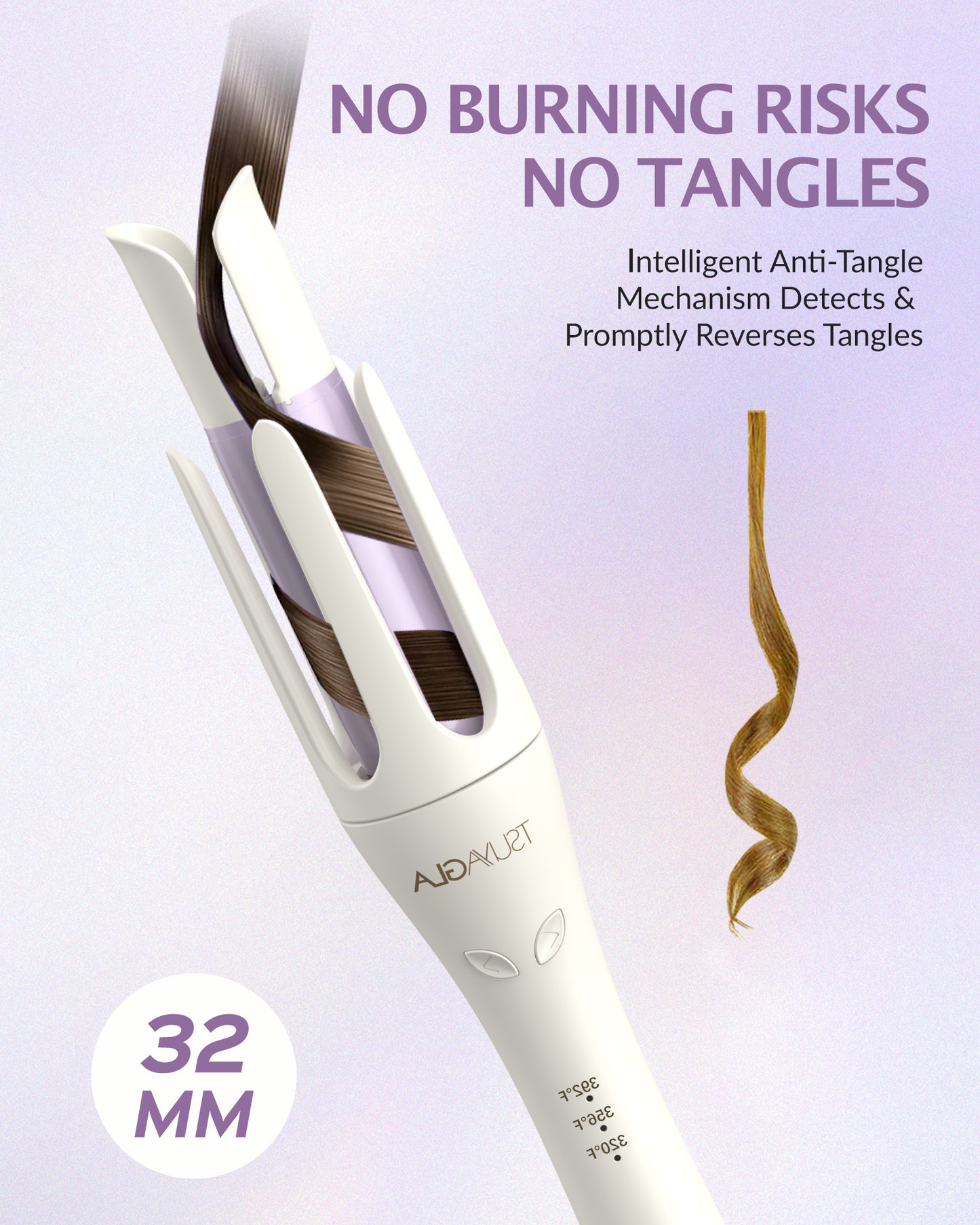 TSUYAGLA T309 Automatic Curling Iron 1.25 Inch