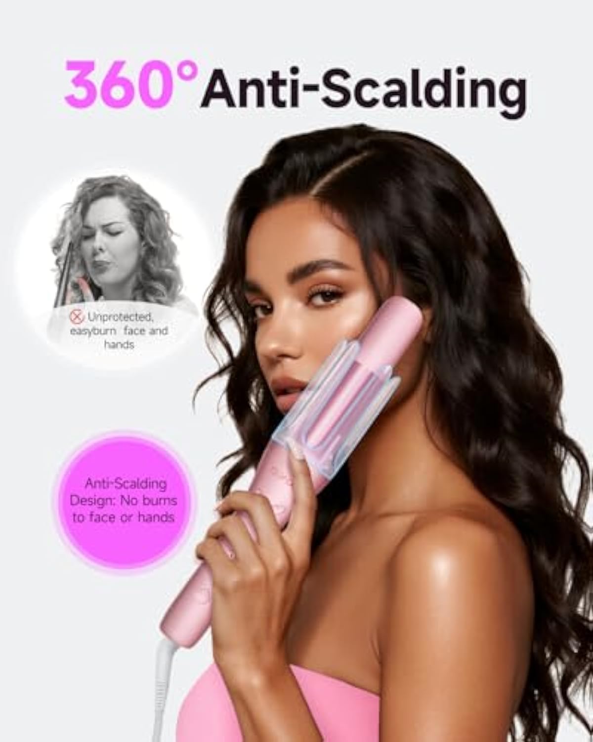 TSUYAGLA Automatic Curling Iron 1.25 Inch