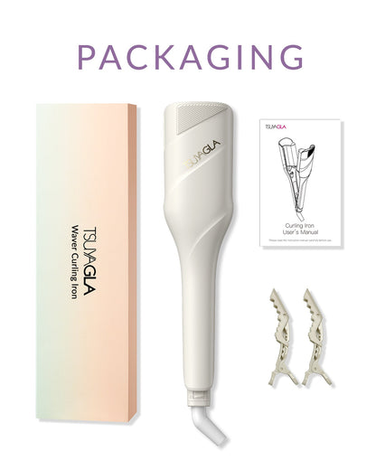 TSUYAGLA T501 Wave Curling Iron 1.4 inch