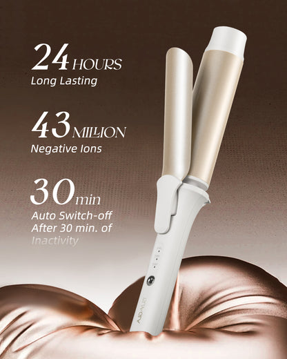 TSUYAGLA Large Hair Curling Wand, 1.6 Inch Big Barrel Curling Iron