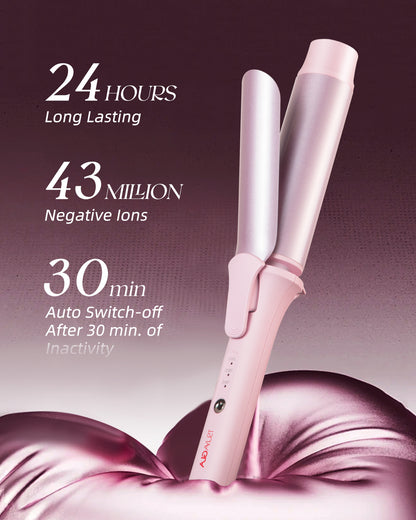 TSUYAGLA Large Hair Curling Wand, 1.6 Inch Big Barrel Curling Iron